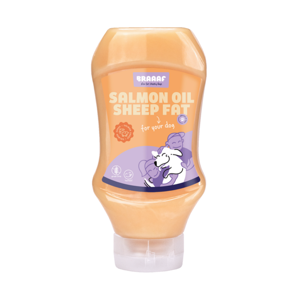 Braaaf Dog Food Sauce Zalmolie & Schapenvet