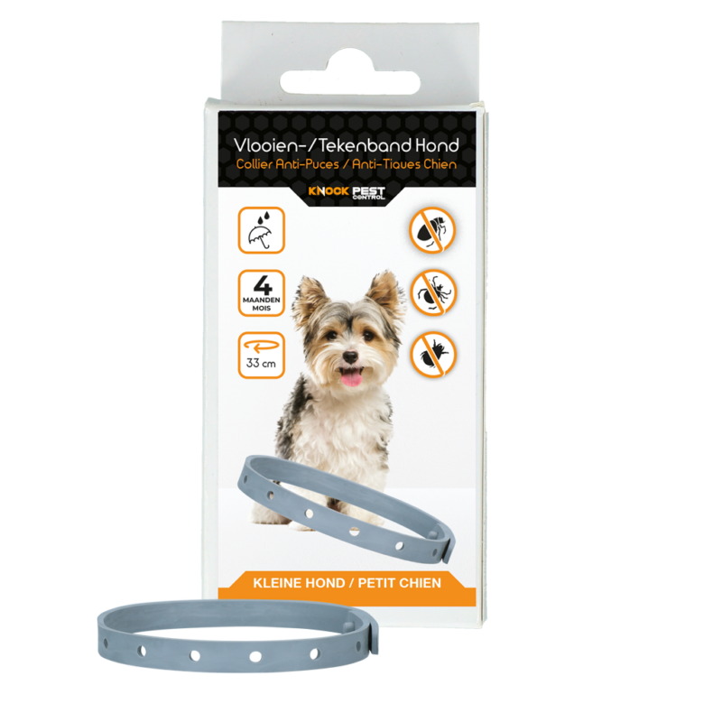 Knock Pest Vlooien/Tekenband Hond 33 cm NL/FR