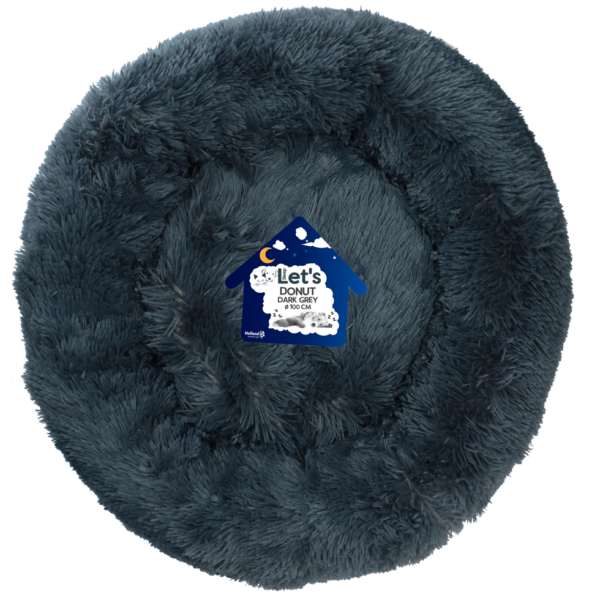 Let's Sleep Donut Donkergrijs XXL