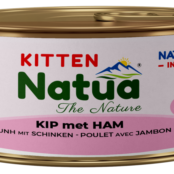 Natua Natural Classic Can Kat Kip met ham (kitten)