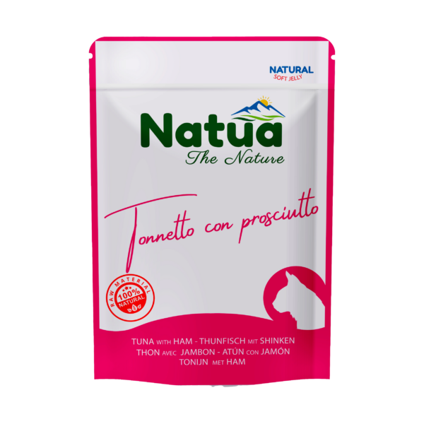Natua Natural Pouch Kat Tonijn met ham