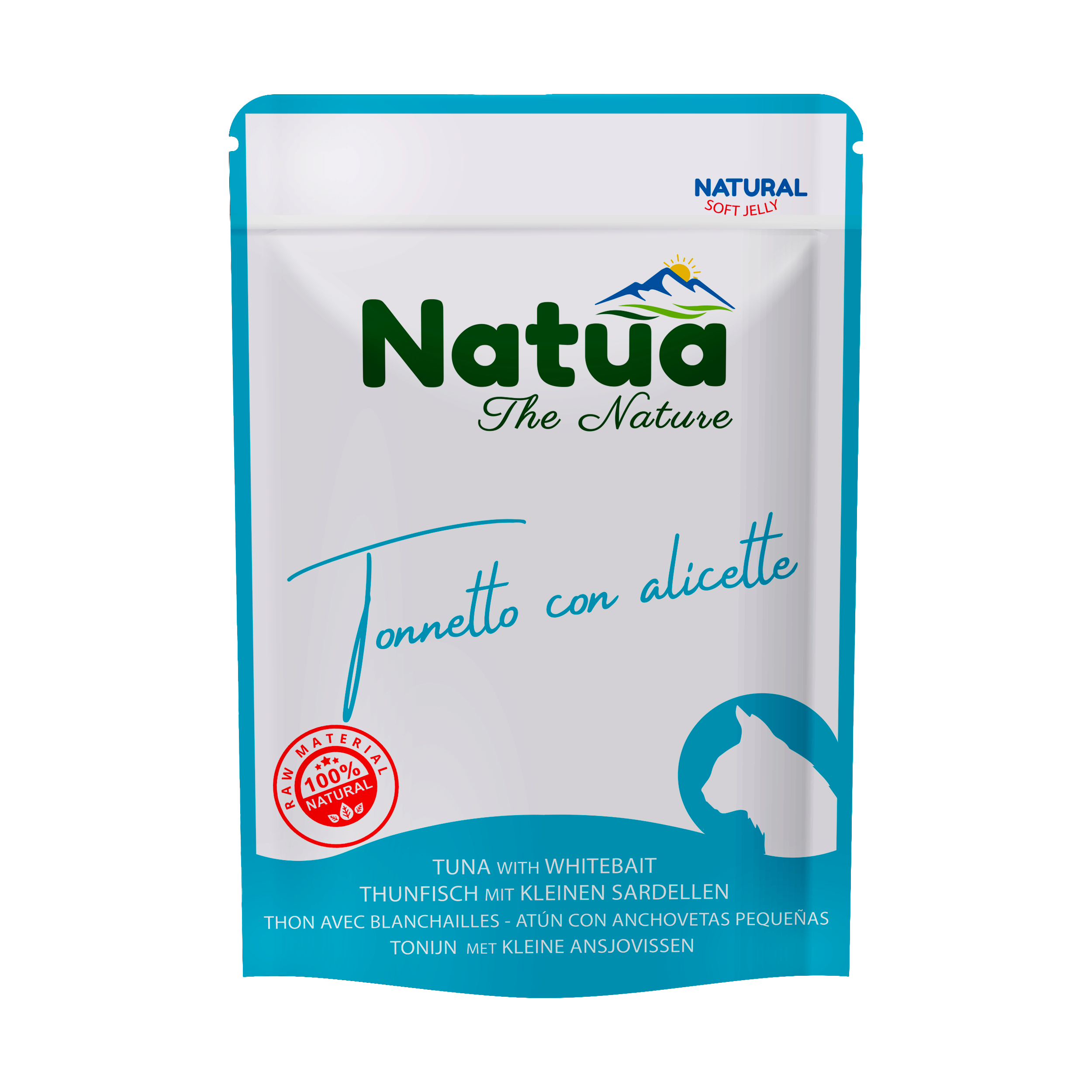 Natua Natural Pouch Kat Tonijn met ansjovissen