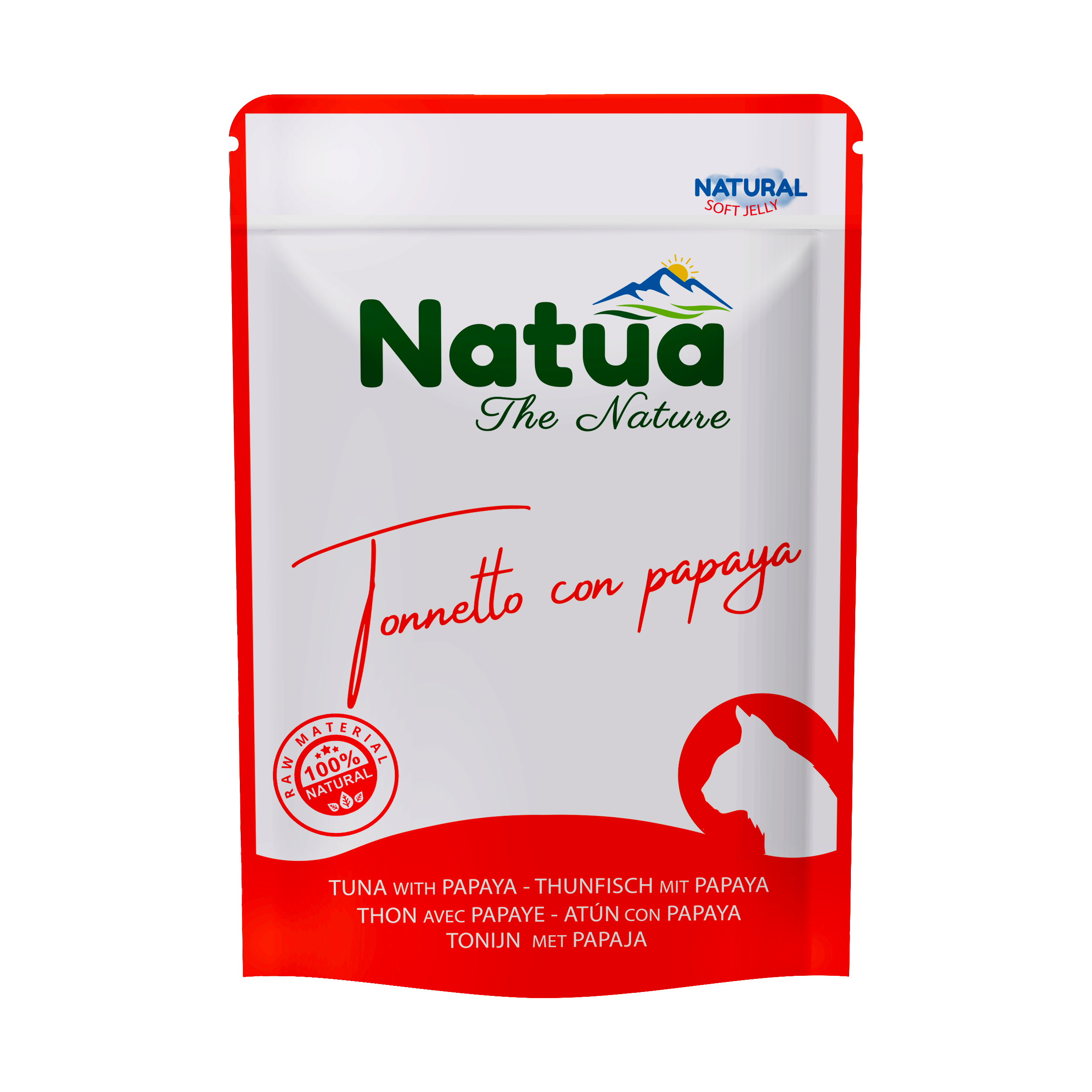 Natua Natural Pouch Kat Tonijn met papaja