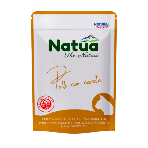 Natua Natural Pouch Kat Kip met wortel