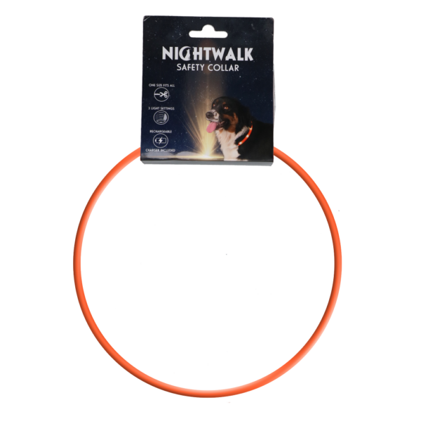 Nightwalk Safety Collar Oranje