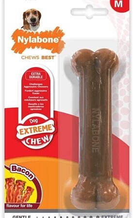 Nylabone Dura Chew Voor Harde Bijters Baconsmaak