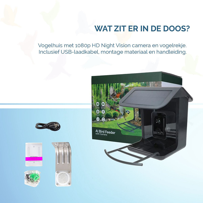 AI Bird Feeder met Camera - Afbeelding 4