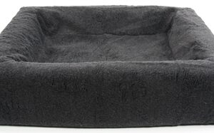 Bia Bed Fleece Hoes Hondenmand Grijs