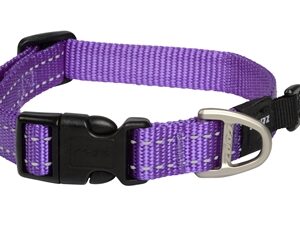 Rogz For Dogs Snake Halsband Paars