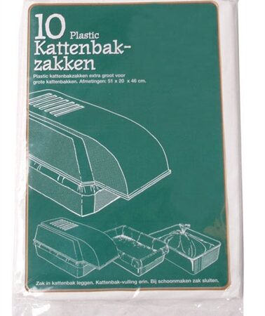 Merkloos Plastic Kattenbakzak Voor Extra Grote Kattenbakken