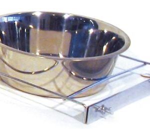 Merkloos Rvs Hondenbak Met Schroefhouder