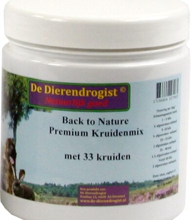 Dierendrogist Back To Nature Premium Kruidenmix Met 33 Kruiden