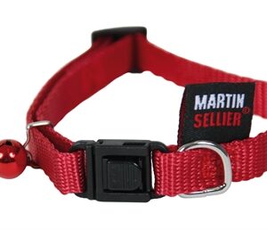 Martin Kattenhalsband Nylon Uni Rood