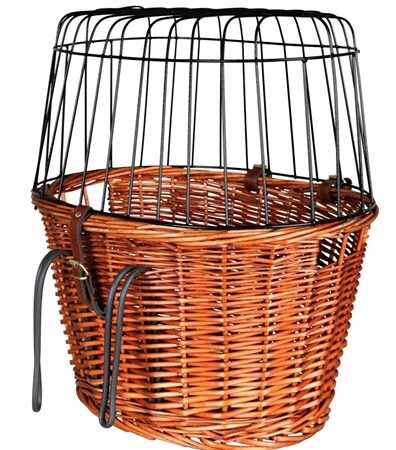 Trixie Fietsmand Met Draadkoepel Voorop Naturel