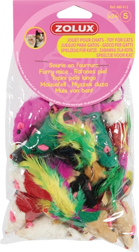 Zolux Kattenspeelgoed Bontmuisjes Assorti - Afbeelding 2
