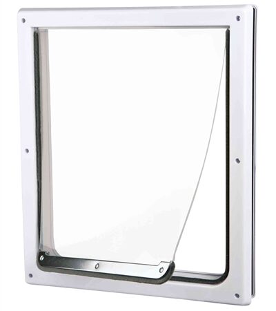 Trixie 2-Weg Hondenluik Wit