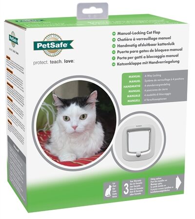 Petsafe Kattenluik Tot 7 Kg Handmatig Wit
