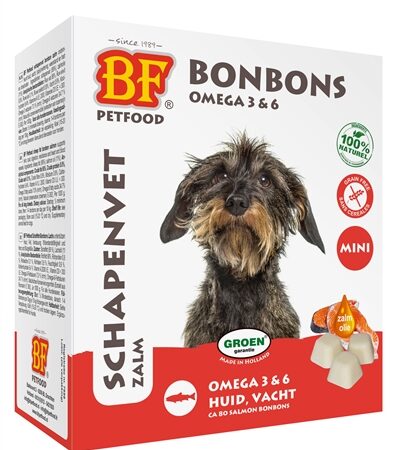 Bf Petfood Schapenvet Mini Bonbons Zalm