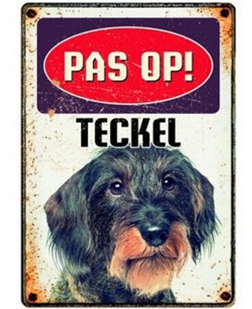 Plenty Gifts Waakbord Blik Teckel