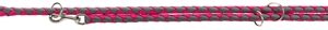 Trixie Hondenriem Cavo Verstelbaar Fuchsia / Grijs