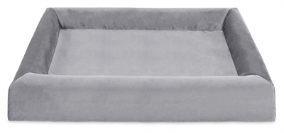 Bia Bed Royal Fluweel Hoes Voor Hondenmand Grijs - Afbeelding 4