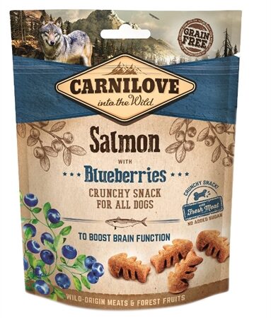 Carnilove Crunchy Snack Zalm / Blauwe Bes