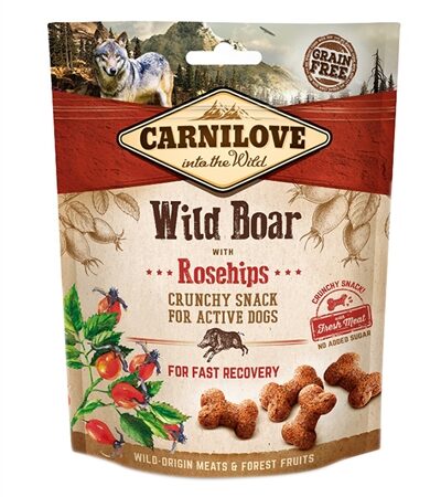 Carnilove Crunchy Snack Everzwijn / Rozenbottel