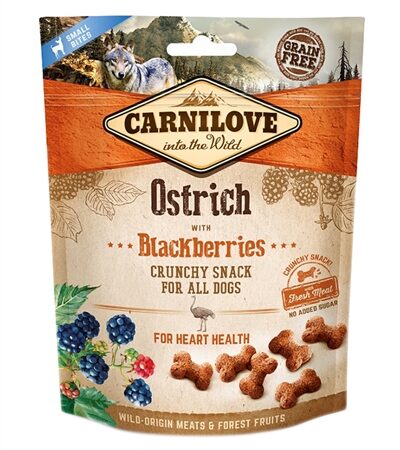 Carnilove Crunchy Snack Struisvogel / Zwarte Bes