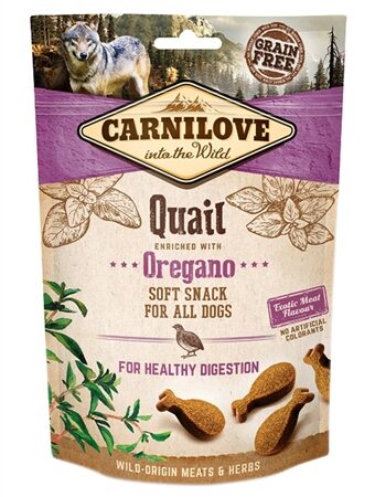 Carnilove Soft Snack Kwartel / Oregano