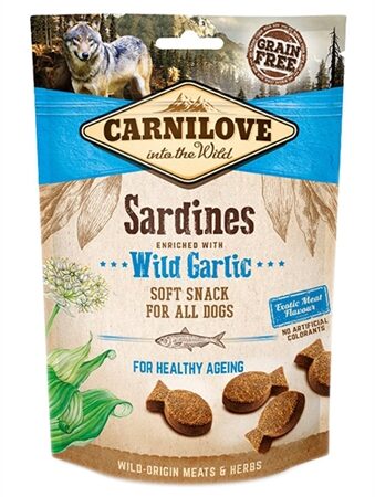 Carnilove Soft Snack Sardines / Wilde Knoflook