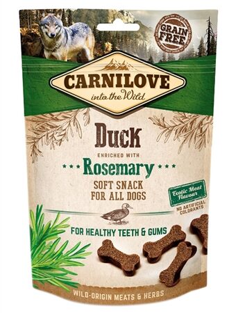 Carnilove Soft Snack Eend / Rozemarijn