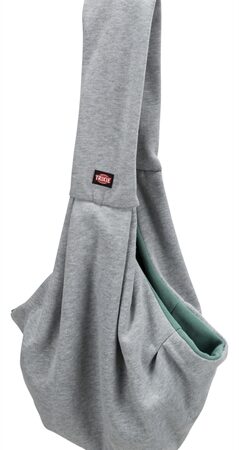 Trixie Junior Hondentas Buikdrager Lichtgrijs / Mintgroen