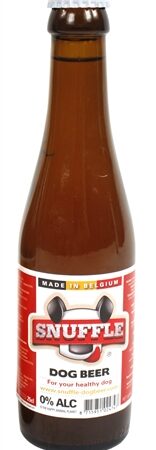 Snuffle Hondenbier Rundsmaak In Glazen Fles