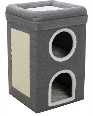Trixie Krabpaal Cat Tower Saul Grijs