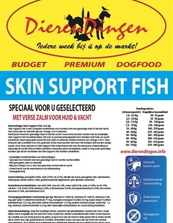Budget Premium Dogfood Skin Support Fish