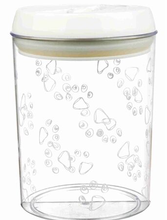 Trixie Voorraadpot Kunststof Transparant / Wit