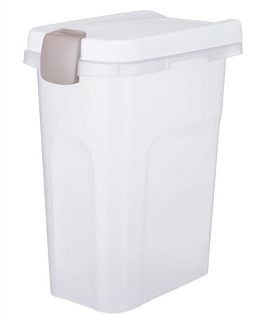 Trixie Voerton Luchtdicht Afsluitbaar Kunststof Transparant Wit / Wit