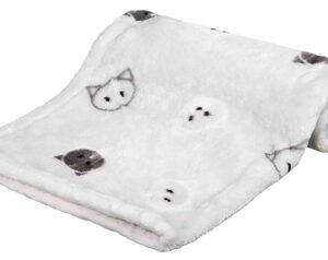 Trixie Deken Mimi Softpluche Lichtgrijs