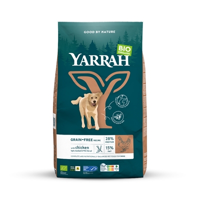 Yarrah Dog Biologische Brokken Graanvrij Kip/Vis
