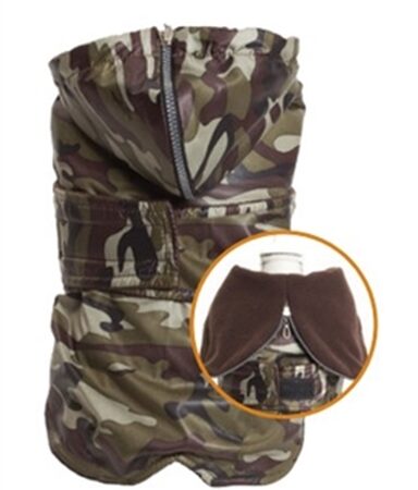 Croci Hondenjas Teckel Military Camouflage Bruin