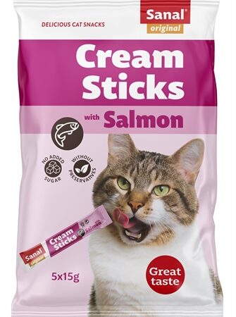 Sanal Cream Sticks Kat Zalm