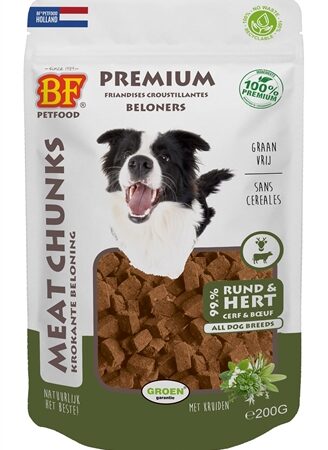 Bf Petfood Meat Chunks Rund En Hert
