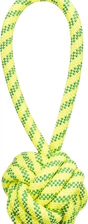 Trixie Aquatoy Touw Met Bal Drijvend Polyester Geel / Groen