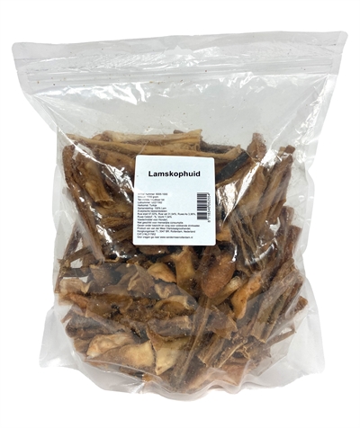 Petsnack Lamskophuid - Afbeelding 2