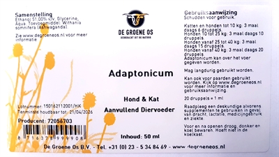 De Groene Os Adaptonicum Hond / Kat - Afbeelding 2