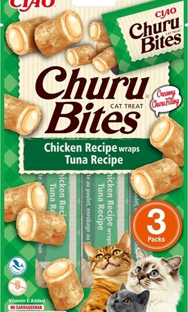 Inaba Churu Bites Cat Chicken Recipe Wraps Tuna Recipe
