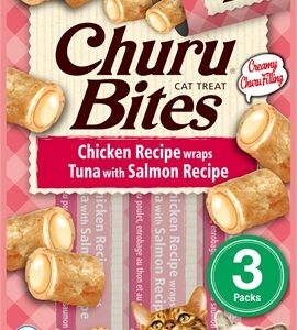 Inaba Churu Bites Cat Chicken Recipe Wraps Tuna With Salmon Recipe