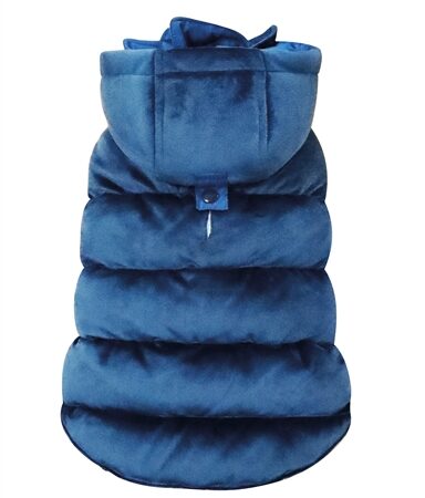 Croci Hondenjas Velveteen Gevoerd Blauw