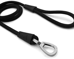 Morso Hondenriem Soft Rope Gerecycled Black Zwart