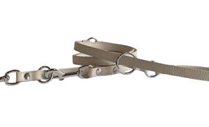 Sazzz Hondenriem Passion Classic Verstelbaar Leer Creme